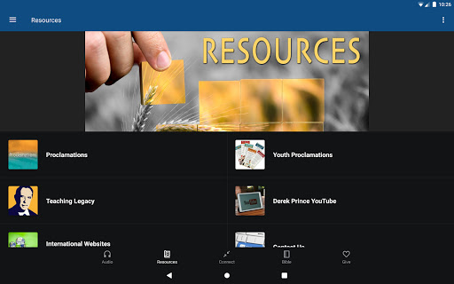 Screenshot of Derek Prince Ministries