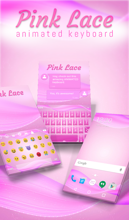 Pink Lace Animated Keyboard - 5.10.56 - (Android)