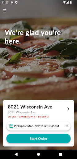 Android application Cheesy Pizzi screenshort