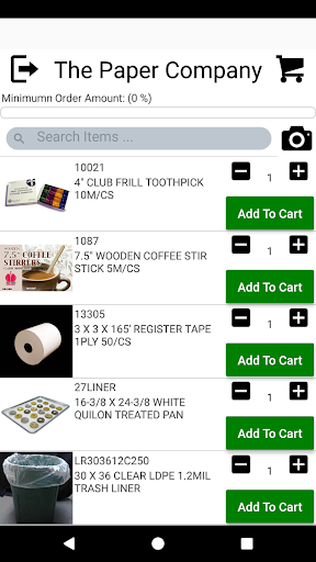 Android application The Paper Company screenshort