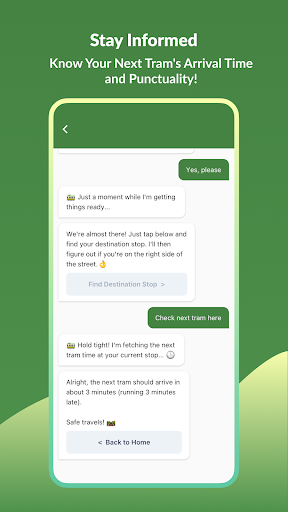 TramChat Screen 2