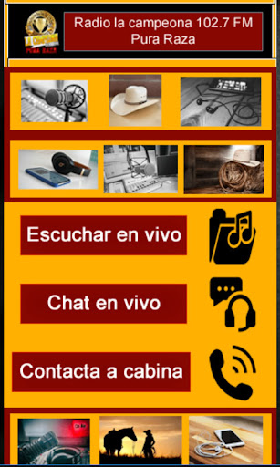 Android application Radio la Campeona screenshort