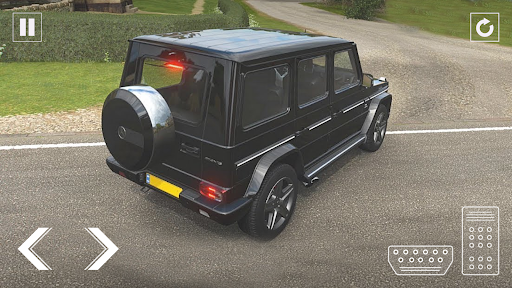 Real Mercedes G-class parking