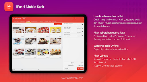 Android application iPos 4 Mobile Kasir screenshort