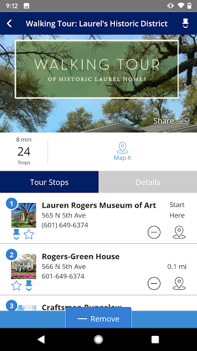 Screenshot of Visit Laurel & Jones County