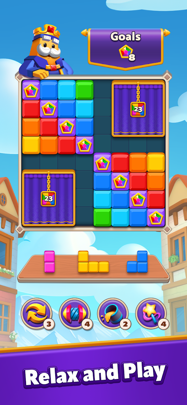 Block Kingdom Mod APK screenshot 3 - Android mod game interface