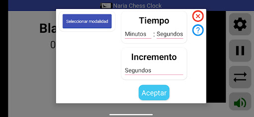 Naria Chess Clock Screen 3