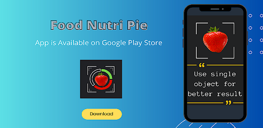 Android application Food Nutri Pie screenshort
