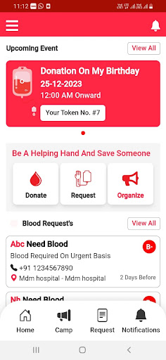 Android application Raktshala screenshort