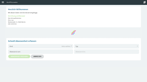 Android application Leandoo KitaAPP screenshort