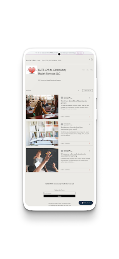 Elite CPR & CHS Screen 3