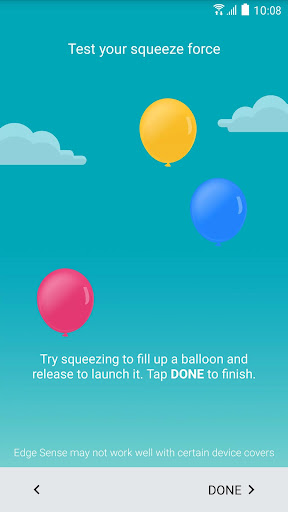 Android application HTC Edge Sense screenshort
