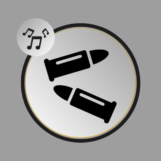 Sounds of bullets and gunshots logo