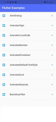 Flutter Examples Screen 3