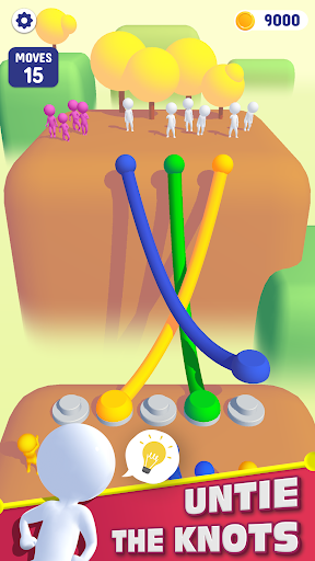 Android application Tangle Bridge Puzzle 3D screenshort