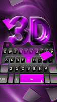 screenshot of Classic 3D Purple Keyboard The