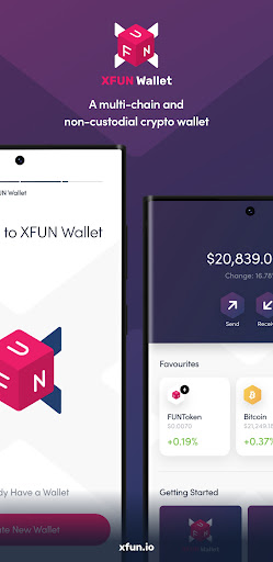 Android application XFUN Wallet screenshort