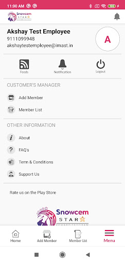 Snowcem Sales Screen 2