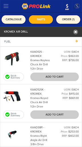 PROLink Mobile Screen 2