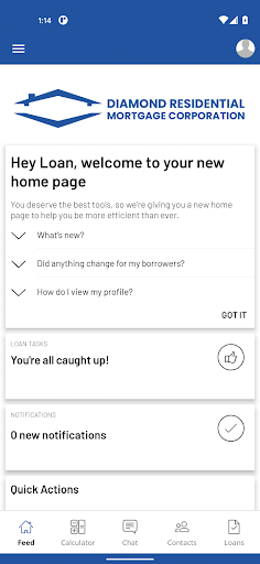 Android application Diamond Residential Mortgage screenshort