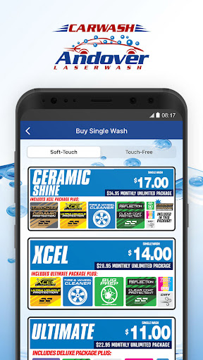Andover Laserwash Screen 3