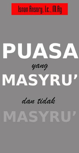Android application Puasa Masyru’ & Tidak Masyru’ screenshort