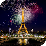 Fireworks in Paris Wallpaper icon