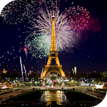 Fireworks in Paris Wallpaper Apk