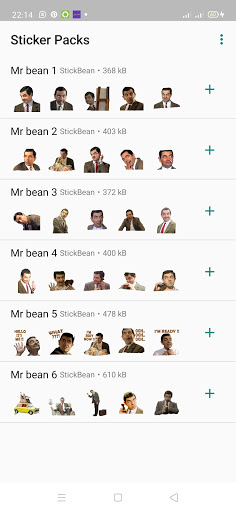 Android application Funny Stickers screenshort