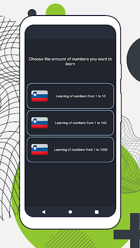 Numbers in Slovene language Screen 2