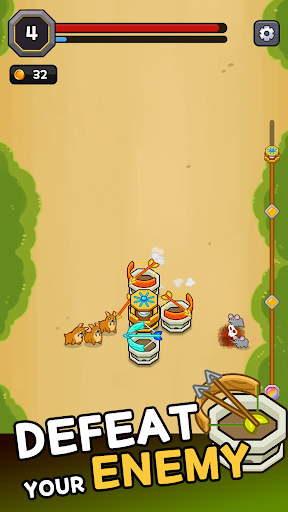 The Living Fortress : Idle TD screenshot 2