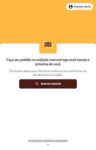 Android application Lasca de Pizza screenshort