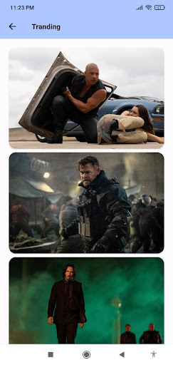 Movies List and Detail Screen 3