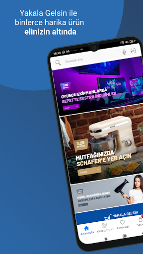 Android application Yakalagelsin screenshort