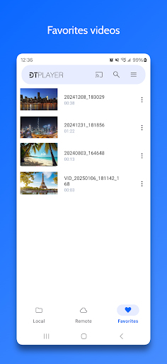 DT Player - Video Player Cast screenshot 2