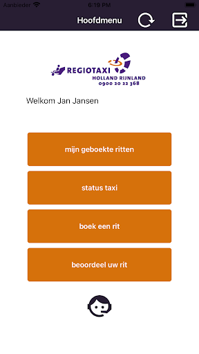 Regiotaxi Holland Rijnland Screen 2