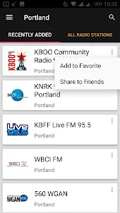 Portland Radio Stations - USA