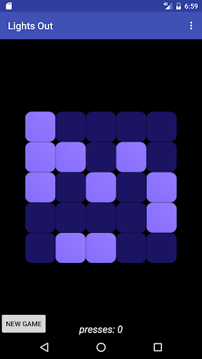 Android application Lights Out screenshort