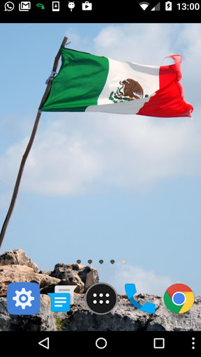 mexican flag wallpaper Screen 2