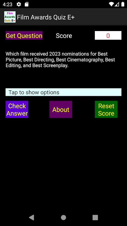 The Film Awards Quiz E+ - 29.0 - (Android)