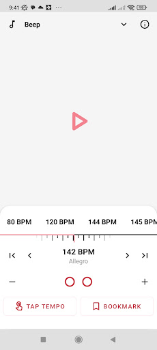 Smart Metronome, Rhythm Master Screen 3