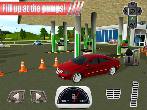 Gas Station Car Parking Sim