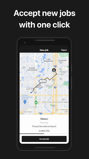Express Ride Driver app Screen 2