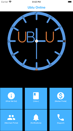 Android application Ublu Online screenshort