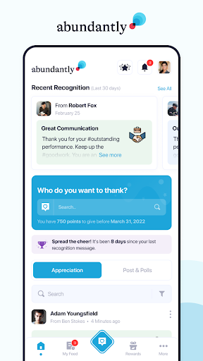 Android application Abundantly screenshort