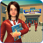 Cover Image of Download High School Girl: School Games  APK