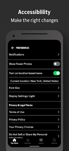 Screenshot of AP News: World & Local