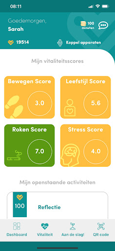 Android application Vital10 screenshort