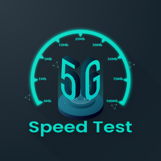 5G Speed Test - Airtel Jio Vi logo
