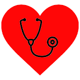 Heart rate care icon